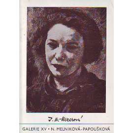 Julie W. Mezerová (edice: Galerie, sv. XV) [malířství, mj. Kruh výtvarných umělkyň]